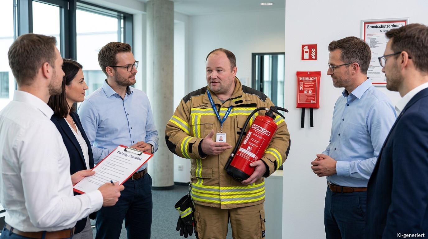 Die jährliche Brandschutzunterweisung: Pflichten für Arbeitgeber einfach erklärt