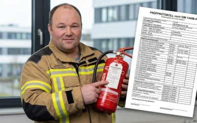 Feuerlöscher-Wartung: Warum Prüfprotokolle für Ihre Versicherung entscheidend sind